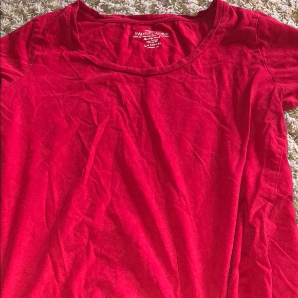 Faded Glory Tops - Red shirt